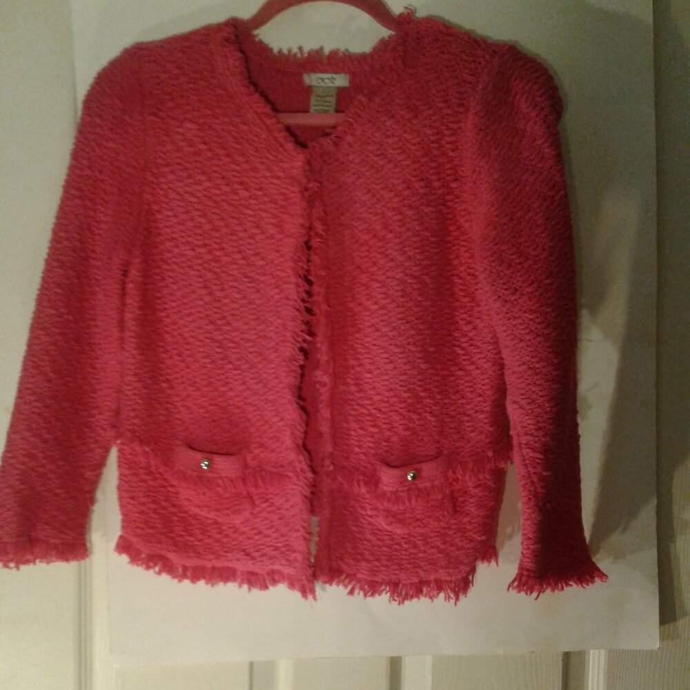 Cache Fuchsia Cardigan
